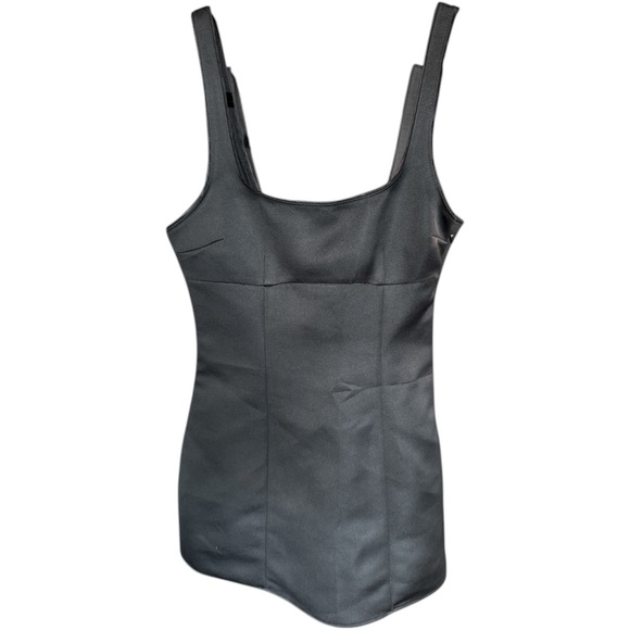 Divided Gray Mini Dress - Picture 1 of 3